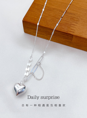 每日惊喜足银990足银女项链
