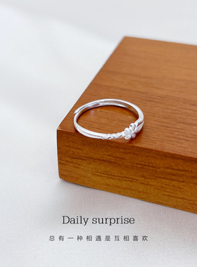 每日惊喜女足银990甜美戒指