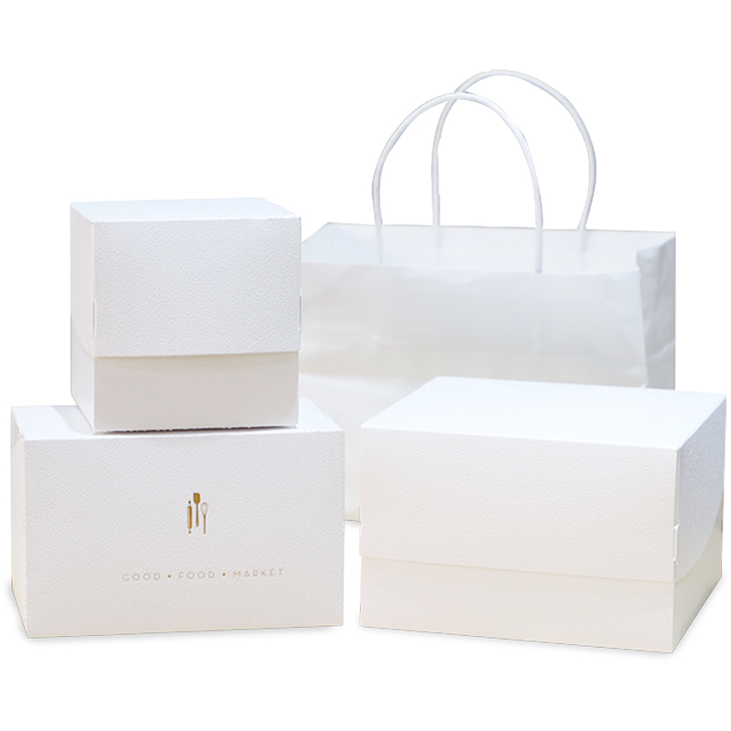 生日西点盒蛋糕盒烘焙甜品包装盒方形切件慕斯盒定制打包盒盒子-图3