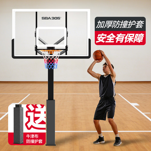 篮球架地埋式户外成人篮球架儿童青少年家用篮球架室内外篮球架 - 图3