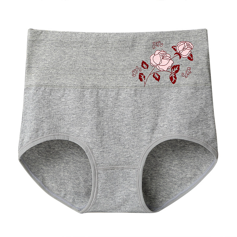 内裤女纯棉高腰大码胖mm收腹中年妈妈土全棉内库女士红色三角短裤,淘宝优惠券,粉丝福利购,淘宝优惠卷