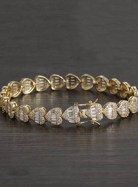 ICEBLING爱心满钻女士手链