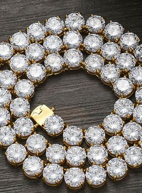 GD权志龙同款8MM锆石网球项链