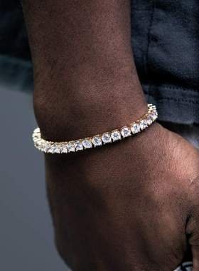 ICEBLINGS925纯银网球手链