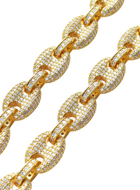 ICEBLING猪鼻子满钻项链