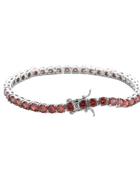 ICEBLING4MM红色锆石网球手链