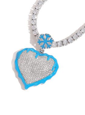 ICEBLING夜光冰冻的心爱心吊坠