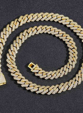 ICEBLING10MM菱形超闪古巴项链