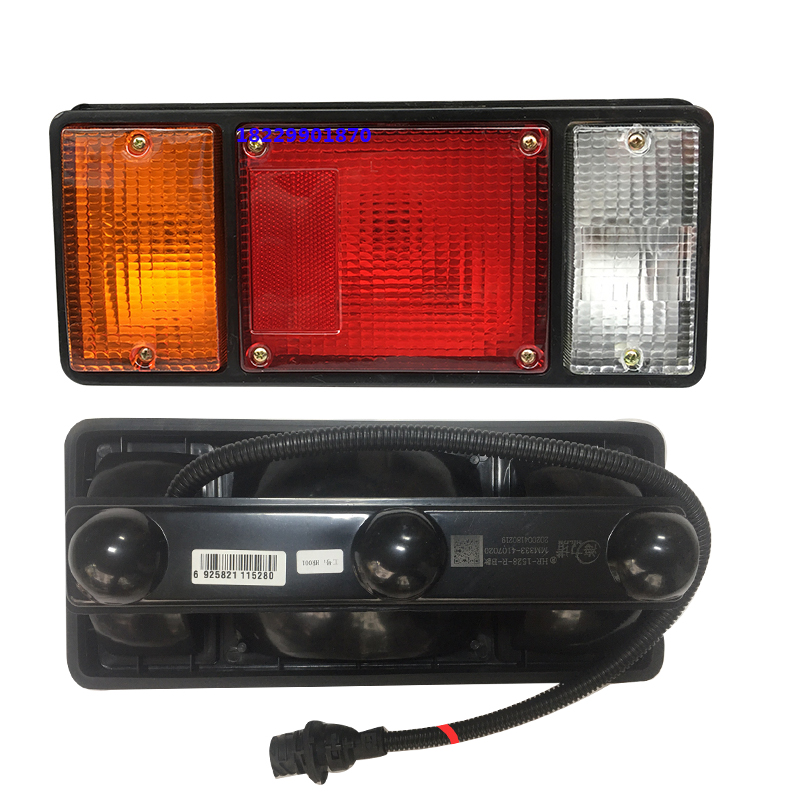 适配柳汽霸龙507M43乘龙609M3M5L2L3后尾灯福达倒车灯刹车灯灯壳 - 图3