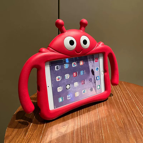 儿童iPad防摔Air苹果mini保护套Pro甲壳虫1/2/3/4/5/6/7/8/9卡通9.7/10.2/10.5平板2018/2019软胶壳2020/2021 - 图1