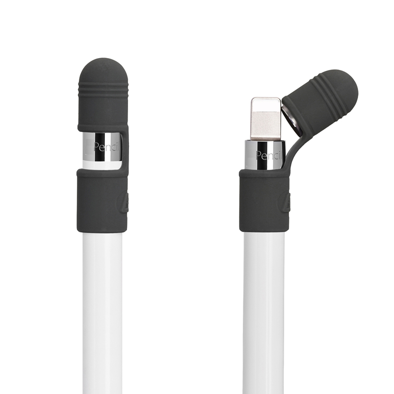 适用于夜光苹果Apple Pencil 1代笔帽防丢器手写笔硅胶笔座iPad保护套收纳笔套转换头收纳一代-图3