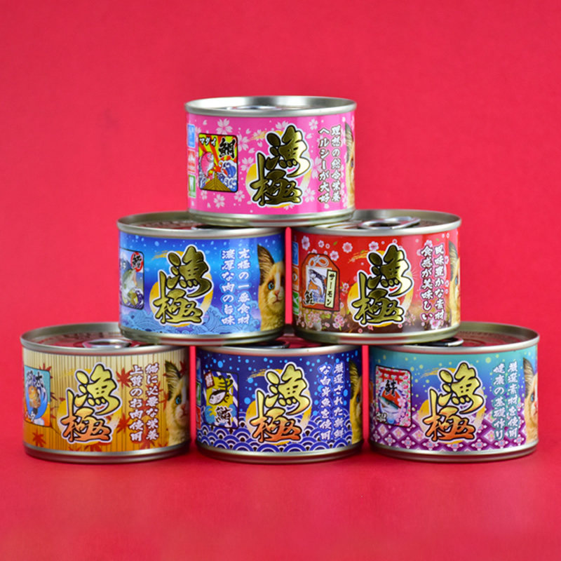Japanese Yuji AK cat staple food can