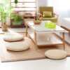 Straw Japanese futon cushion, tatami kneeling cushion, round sitting cushion, rattan removable and washable bay window cushion