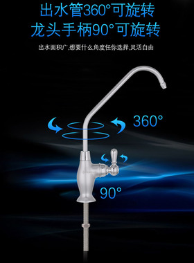 原装正品磨砂拉丝水龙头爱惠浦净水器2分纯铜无铅包邮
