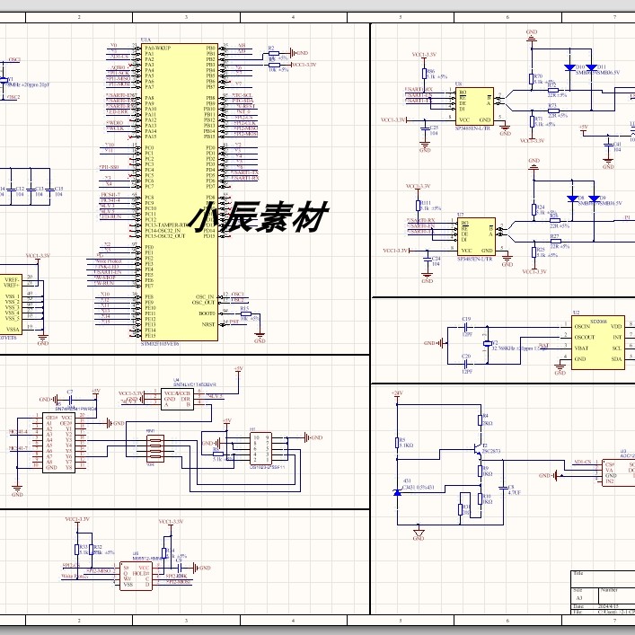 三菱FX3U源码PLC源码stm32f103vet6源码V10.53+原理图+PCB源文件 - 图2