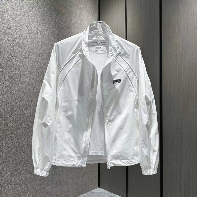 Lightweight summer jacket with stand-up collar for men | Ruben