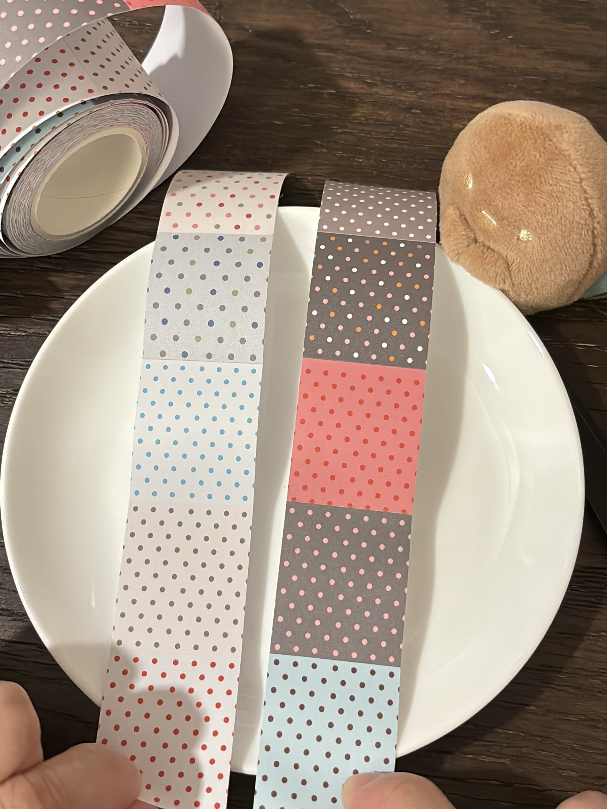 咕咕万物原创波点基础印章盖印贴纸卷便签卷贴纸书写纸,淘宝优惠券,粉丝福利购,淘宝优惠卷