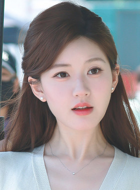 锆石纯银o形链女单钻项链