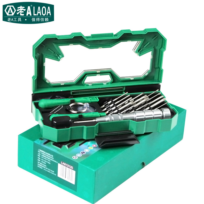 Lao A precision mobile phone computer clock repair screwdriver multi-functional disassembly screwdriver set screwdriver set