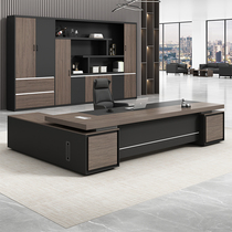 Boss Table Desk Chair Combination Brief Modern Boss Desk President Desk Office Manager Table Big Class Desk