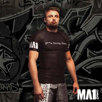 Spot Craig Jones Brazilian Johan MMA Tight Fit Wear anti-wear MA1 F* *K C J short sleeves
