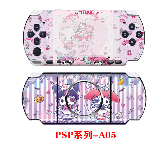 PSP1000/2000/3000痛机贴保护贴可爱动漫库洛米玉桂狗星之卡比-图0