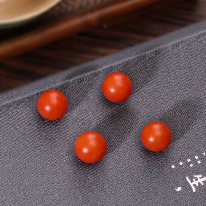 原矿保山南红散珠玛瑙圆珠子满肉柿子红老矿磨砂质感单珠顶珠配珠,淘宝优惠券,粉丝福利购,淘宝优惠卷