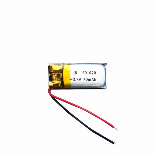 401020 501020 601020聚合锂电池LED骑行灯充电锂电池工厂化工院 - 图0