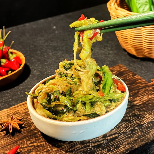 安徽特产晶凤无为传统手工香菜香辣咸菜辣白菜自制下饭菜满包邮 - 图2