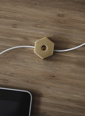 轴年 ROLLING TIME 黄铜笔插 压线笔座 纸镇 文具摆件