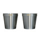 Aluminum retro debris storage barrel gardening green plant flower pot