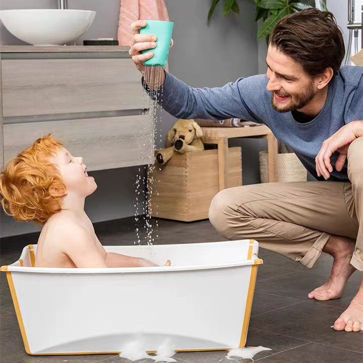 欧洲进口Stokke Flexi Bath折叠式浴盆婴儿浴盆洗澡盆新生儿浴架,淘宝优惠券,粉丝福利购,淘宝优惠卷