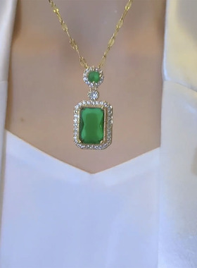 钛钢铜女气质百搭项链锁骨链