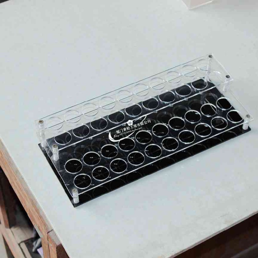 透明亚克力眼线液架/双层口红展示架 唇彩展架 彩妆展示架 口红架,淘宝优惠券,粉丝福利购,淘宝优惠卷