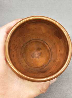 黄铜聚财水缸摆件工艺品包邮