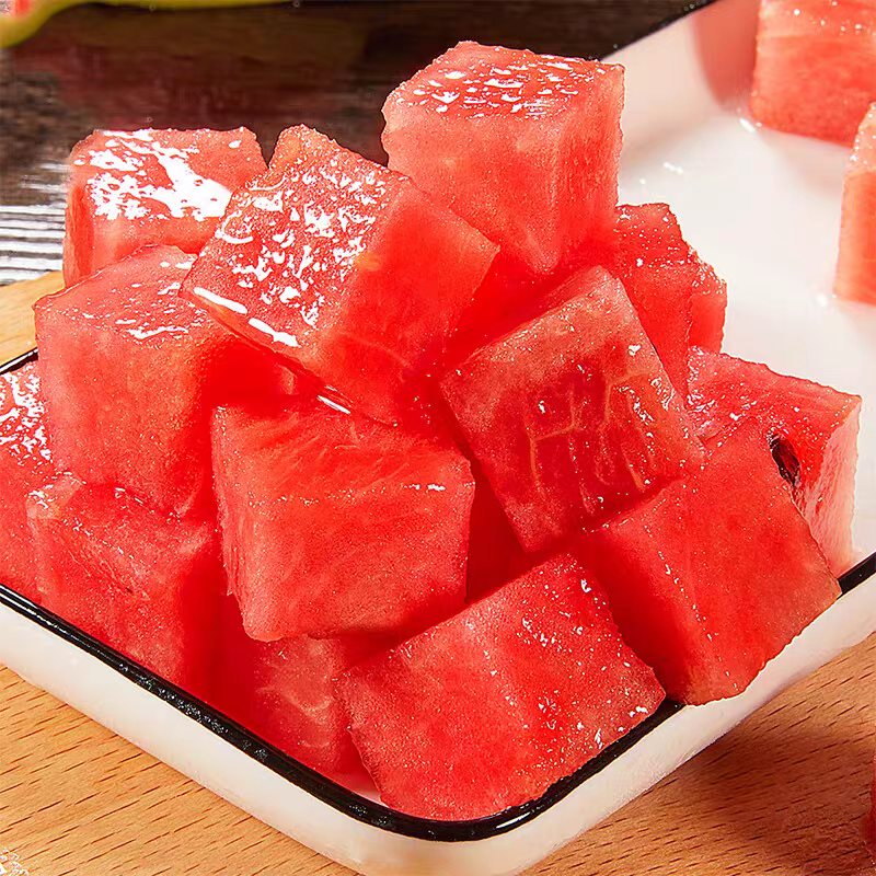 【脆甜多汁】正宗黑美人西瓜爽甜多汁爆汁有籽新鲜水果包邮4-8斤,淘宝优惠券,粉丝福利购,淘宝优惠卷