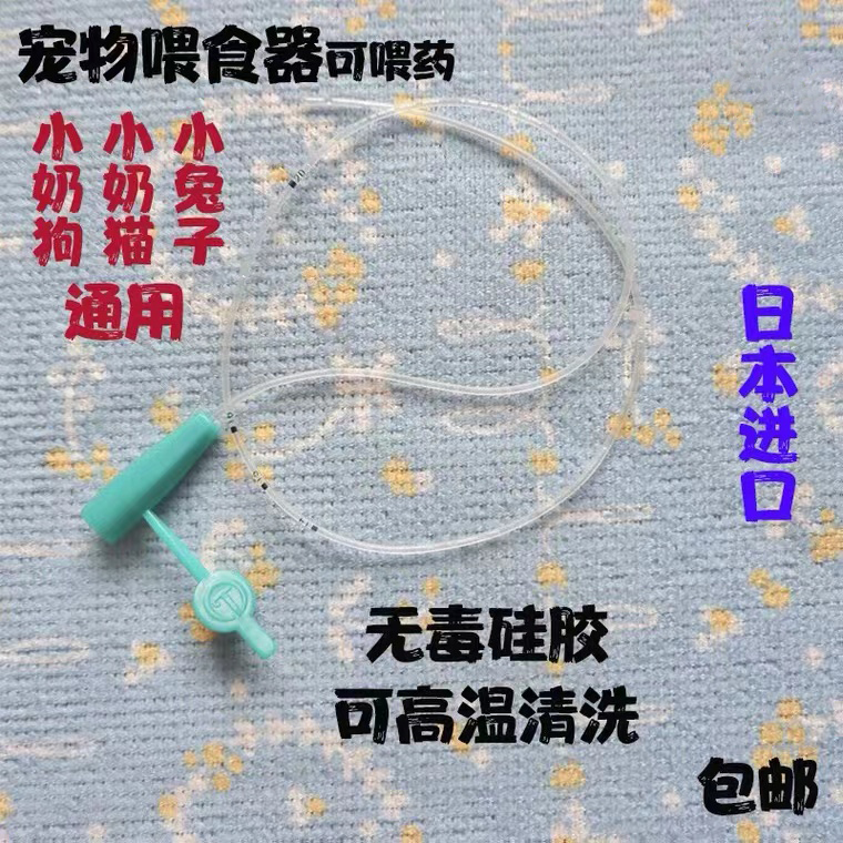 日本进口宠物专用1.2mm胃管鼻饲管喂食喂药器幼犬幼猫兔子防呛奶 - 图0