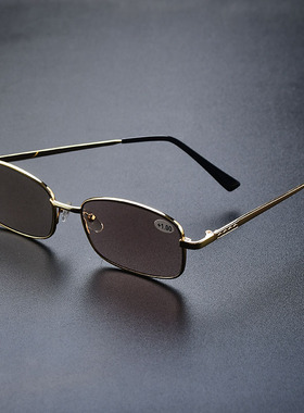 水晶老花镜方形时尚男女天然