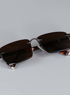 纯水晶护目方镜时尚男女清晰眼镜