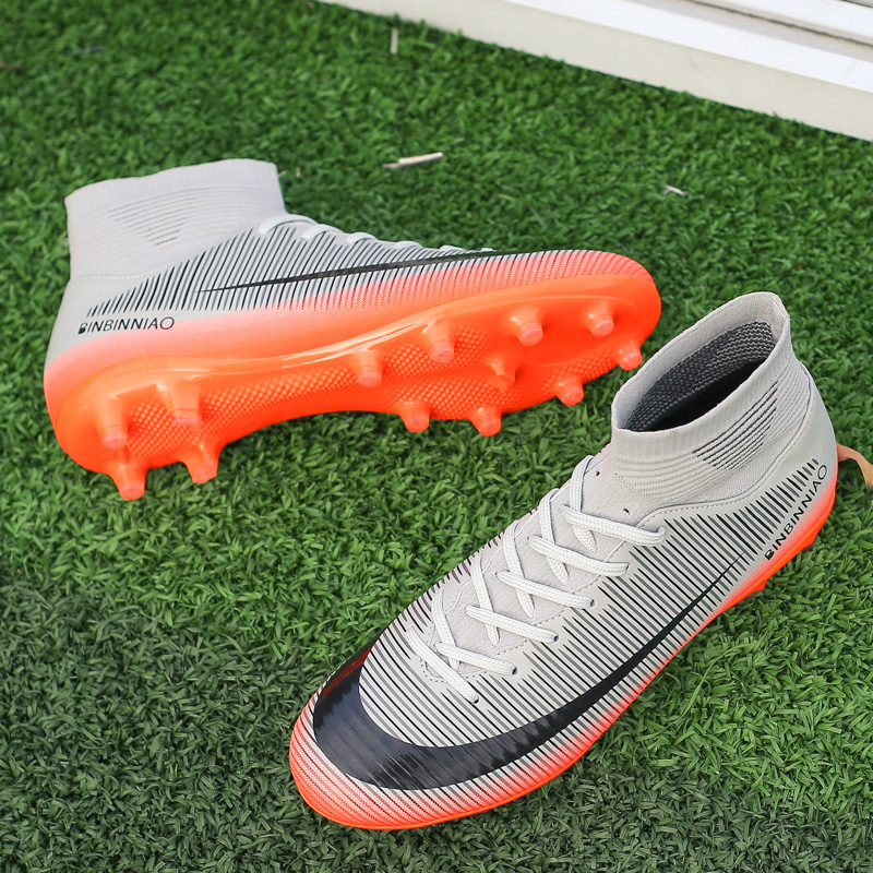 Adults Men's sport outdoor football boots soccer shoes ag - 图1