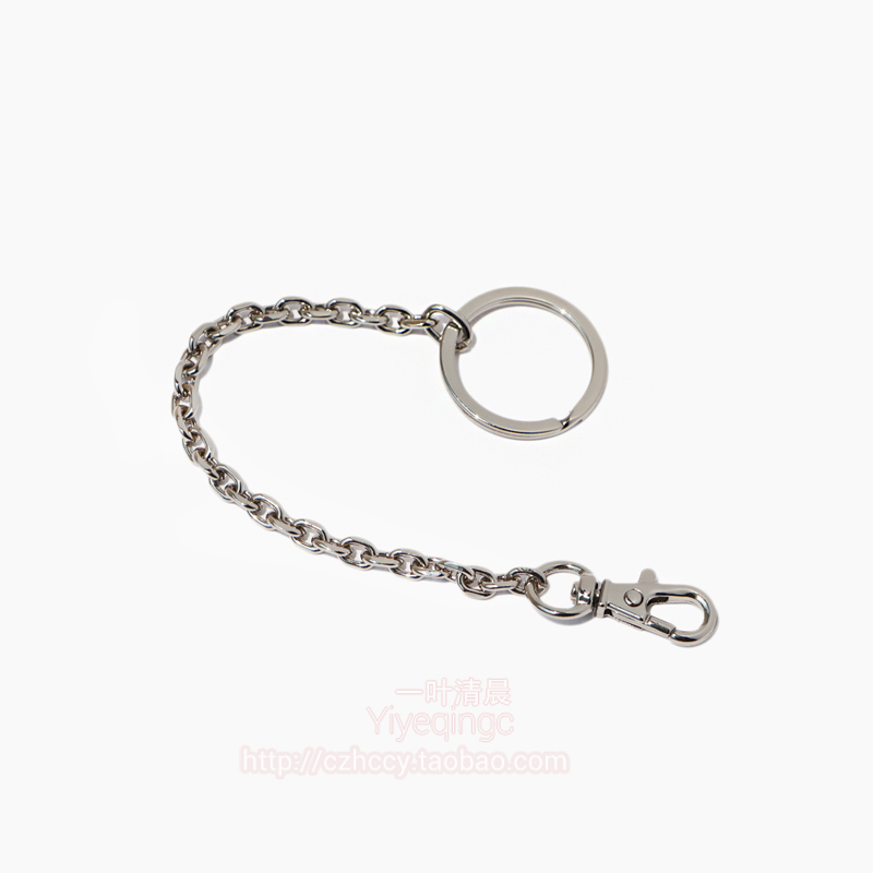20CM长包挂饰链配件挂件金属扣浅金双层圈布偶玩具O形链条毛球链,淘宝优惠券,粉丝福利购,淘宝优惠卷