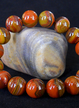 战国红珠子手串缟玛瑙