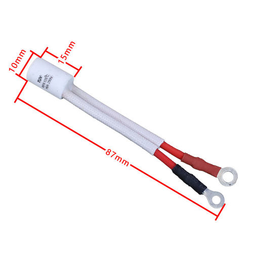 电热水龙头专用保险管RF120℃过热熔断保护器16A温度保险丝 - 图0