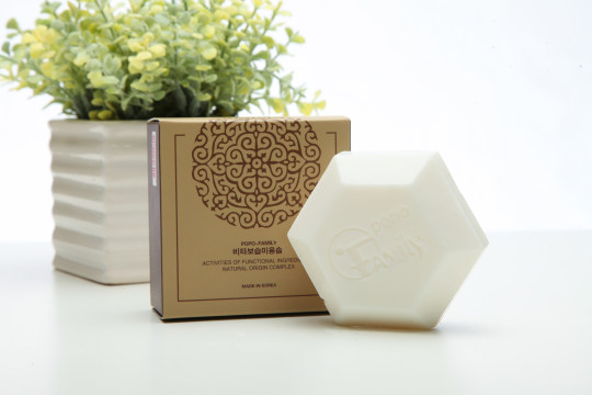 韩国popofamily草本皂免搓澡巾去灰皂