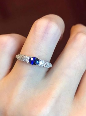 法式简约高级感精致戒指女宫廷风气质百搭网红指环开口可调节