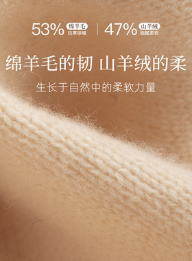 FANCET羊毛三角披肩秋冬保暖外搭