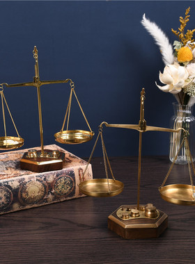 黄铜手工艺制作天平秤