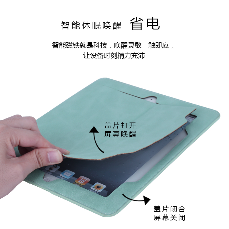 2018新款iPad保护套全包手持air2防摔超薄mini4日韩A1822车载9.7 - 图1