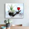 Nail-free installation of electric meter box decorative painting and electric box blocking painting