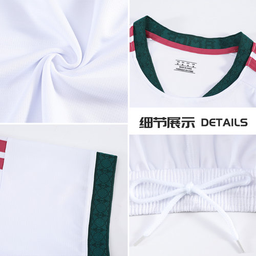 2627姆巴佩皇马球衣C罗足球服定制球服主场训练服儿童运动套装男 - 图3